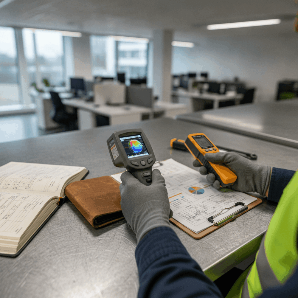 Audit énergétique de bâtiment tertiaire avec outils de mesure thermique pour évaluation trajectoire CRREM