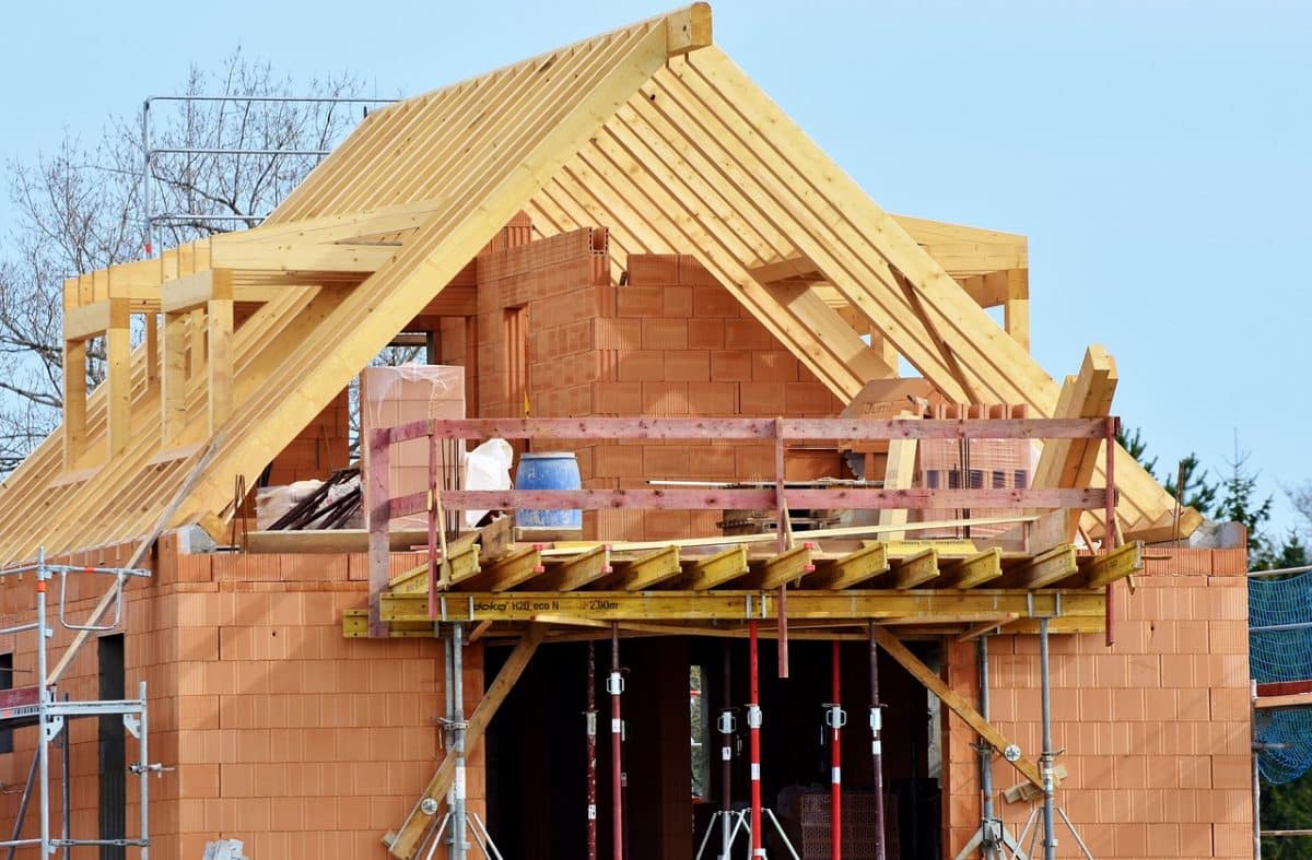 housebuilding, construction site, construction work