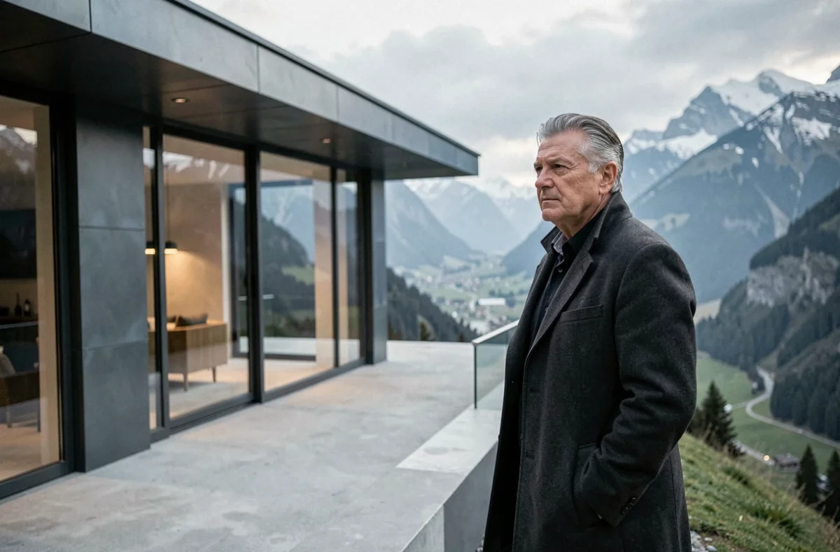 Maison contemporaine Maisons Elian avec vue panoramique sur une vallée alpine en Savoie